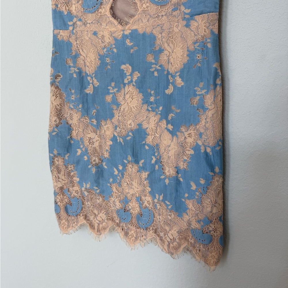 NWT Storia Aries Lace Mesh Mini Dress - Picture 6 of 14